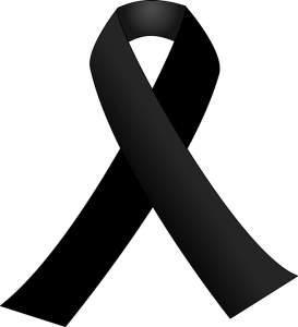 lazo negro de luto